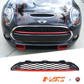 JCW Red Line Style Front Bumper Bar Grill Grille Bodykit for Mini Cooper & Cooper S F55 F56 F57 2014 - 2020 - Mars Performance